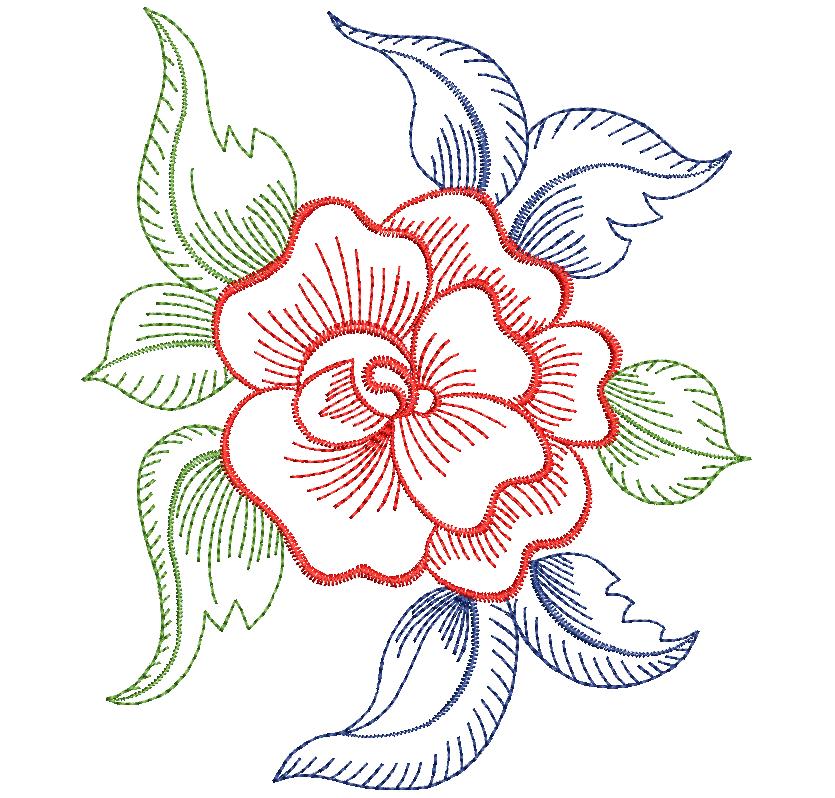 Free Flower Design , Sleeve Design, Patch Design, Free embroidery ...