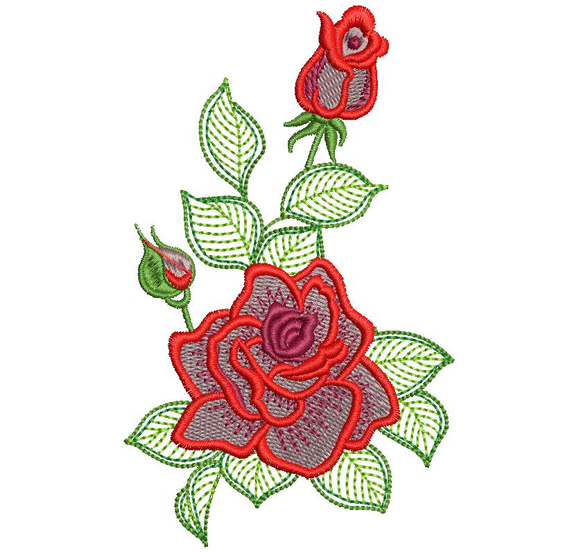 Free Flower Design , Sleeve Design, Patch Design, Free Embroidery 