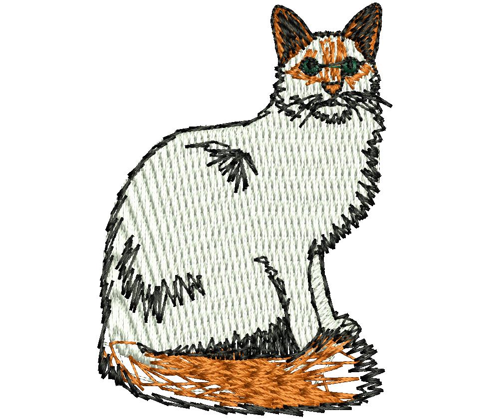 Cat Design Free Cat Embroidery Design (48)