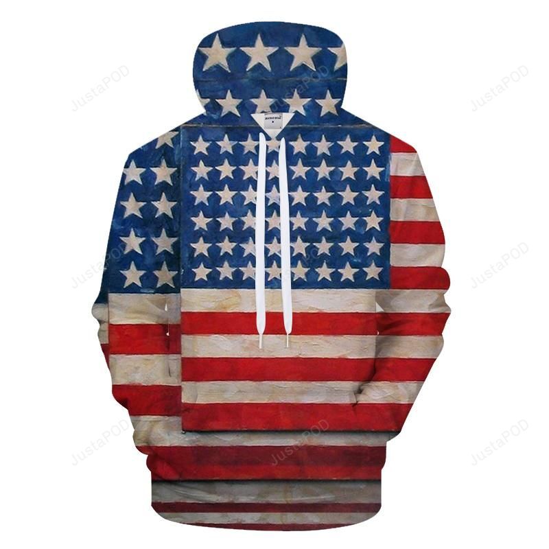 American Flag 3d All Over Print Hoodie Zip-up Hoodie-trungten-0o03g