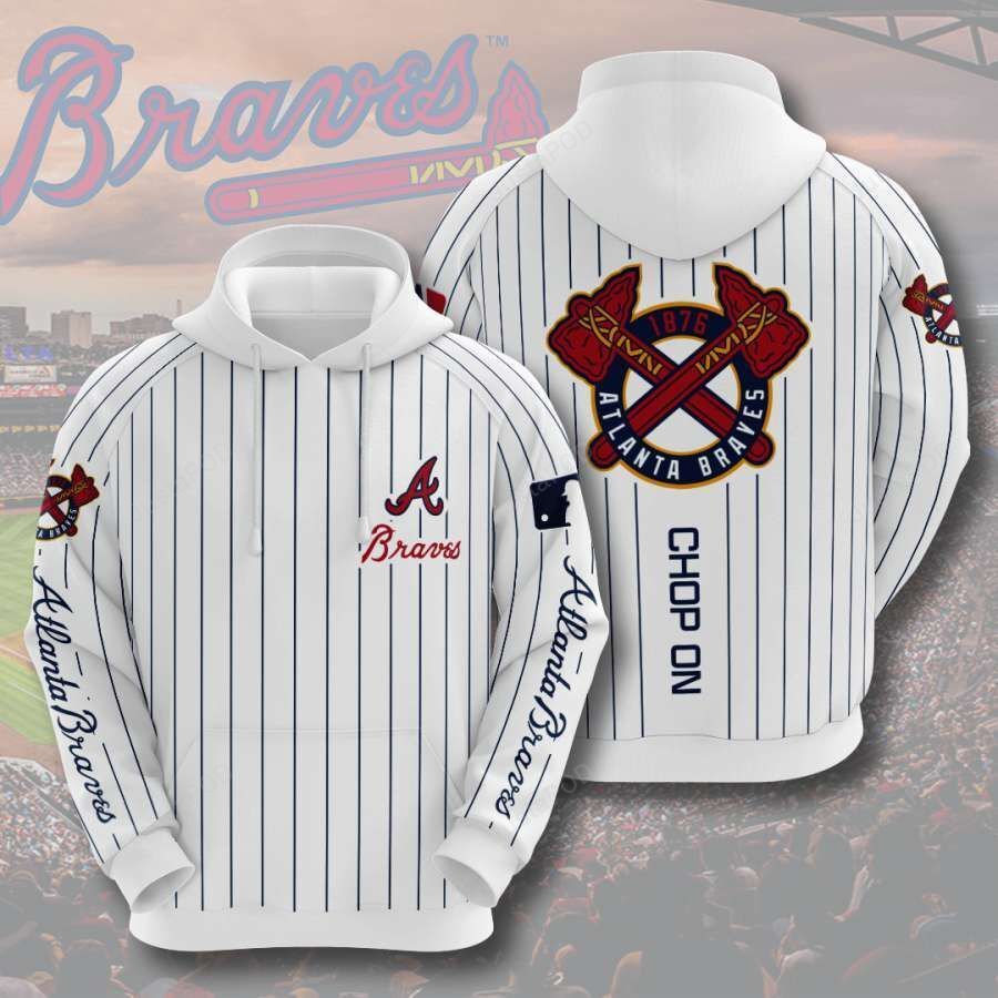 Atlanta Braves 3d All Over Print Hoodie Zip-up Hoodie-trungten-s0bjy