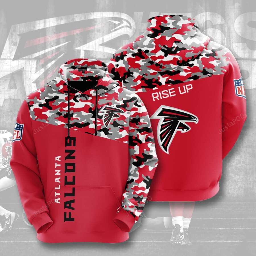 Atlanta Falcons 3d All Over Print Hoodie Zip-up Hoodie-trungten-7jsf0