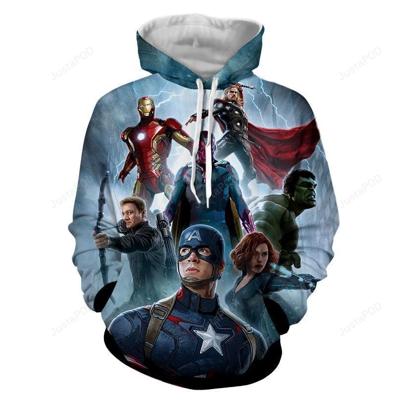 Avengers 3d Printed 3d Hoodie For Men Women All Over 3d Printed Hoodie Iron Man Captain America Hulk All Other