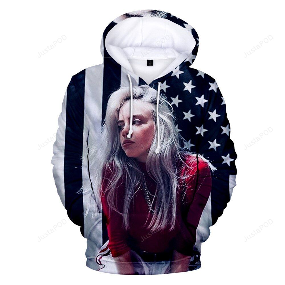 Billie Eilish Style 9 3d Hoodie