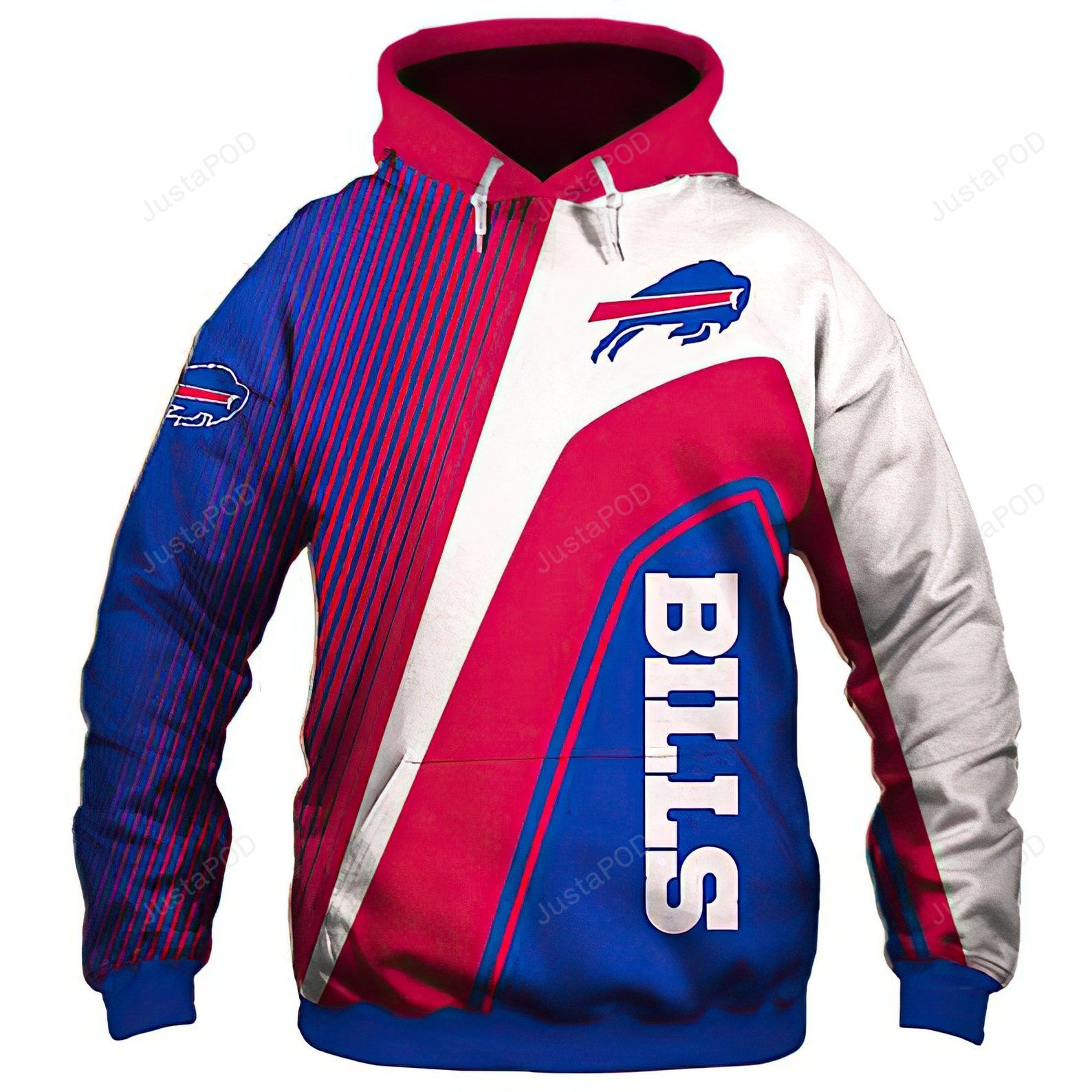 Buffalo Bills 3d All Over Print Hoodie Zip-up Hoodie-trungten-3vqgu