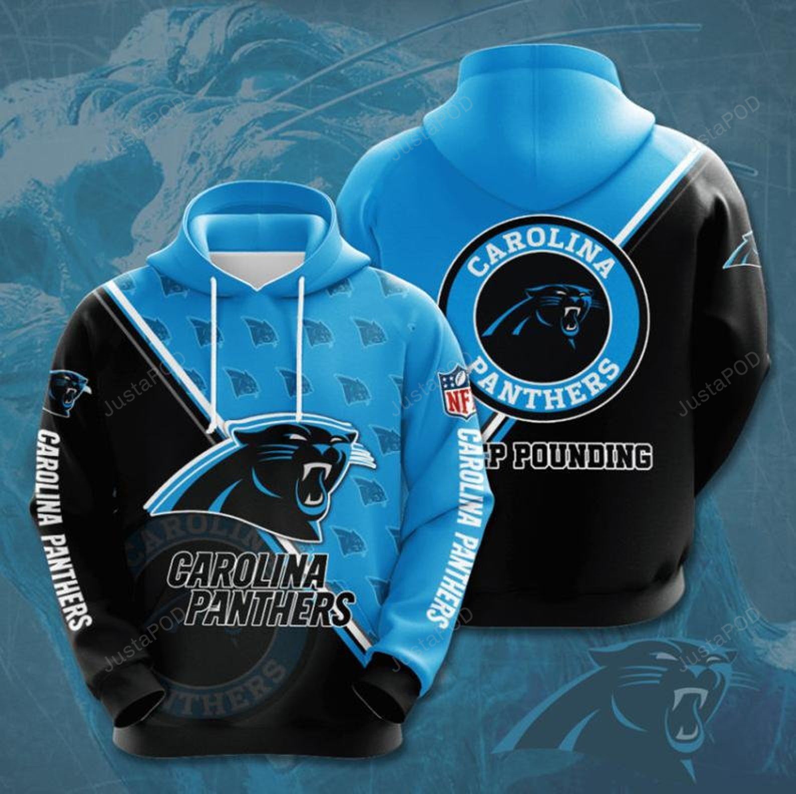 Carolina Panthers Nfl 3d All Over Print Hoodie Zip-up Hoodie-trungten-no7m7