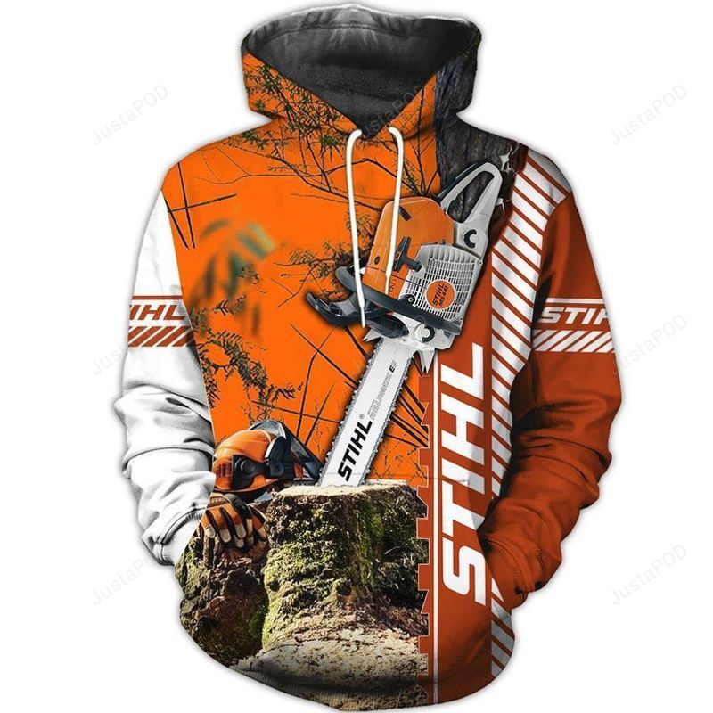 Chainsaw Stihl 3d All Over Print Hoodie Zip-up Hoodie