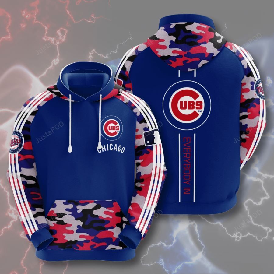 Chicago Cubs Unisex 3d All Over Print Hoodie Zip-up Hoodie-trungten-t0lpt