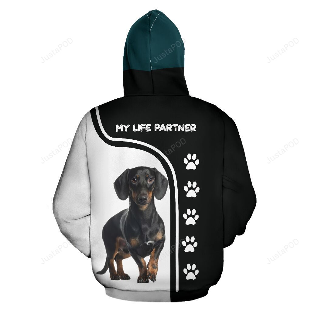 Dachshund 3d All Over Print Hoodie Zip-up Hoodie