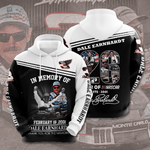 Dale Earnhardt 26 Years Of Nascar 3d All Over Print Hoodie Zip-up Hoodie