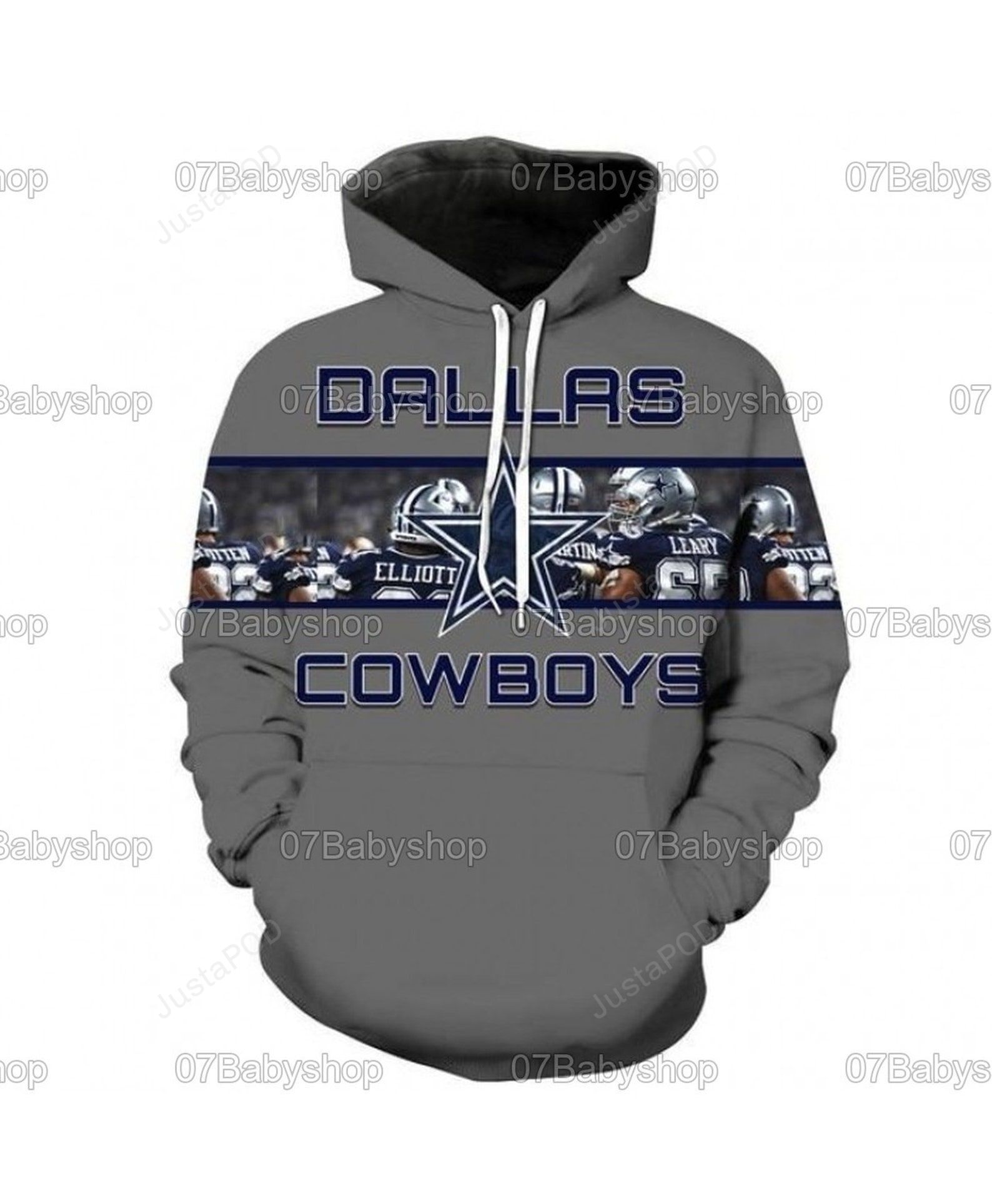 Dallas Cowboys Nfl 3d All Over Print Hoodie Zip-up Hoodie-trungten-mhib1