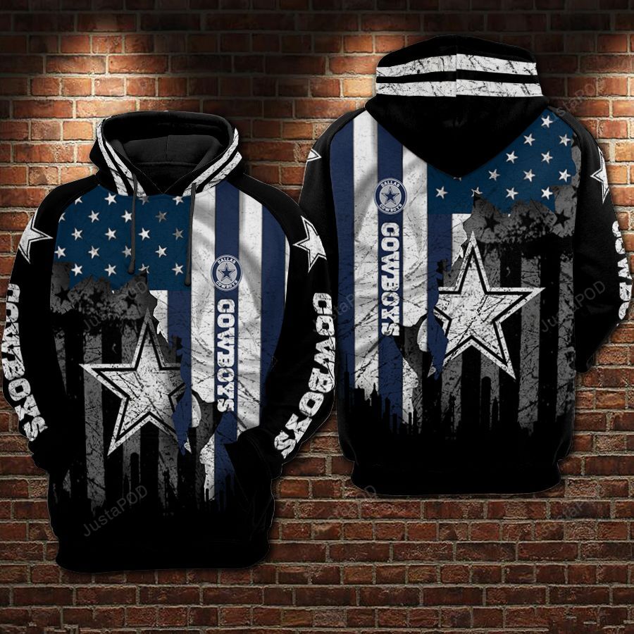 Dallas Cowboys Nfl Football Flag American 3d Hoodie For Men For Women Dallas Cowboys All Over Printed Hoodie Dallas Cowboys 3d Shirt-trungten-30ly6