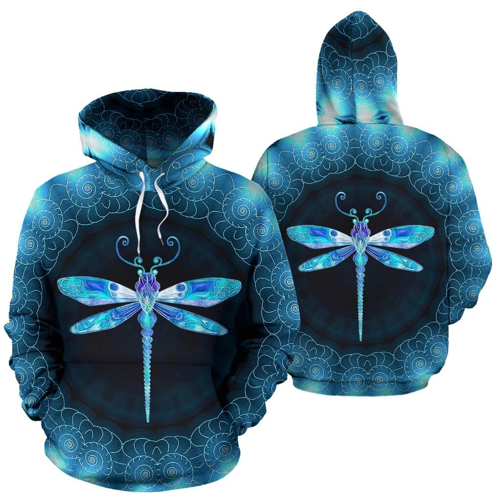 Dragonfly Catrotation Color 3d All Over Print Hoodie Zip-up Hoodie