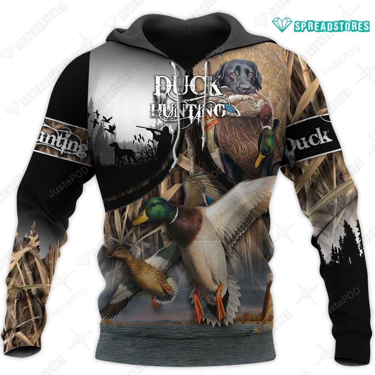 Duck Hunting Dog 3d Hoodie-trungten-27ws4