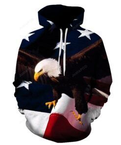 Eagle American Flag 3d All Over Print Hoodie Zip-up Hoodie-trungten-tqzjg