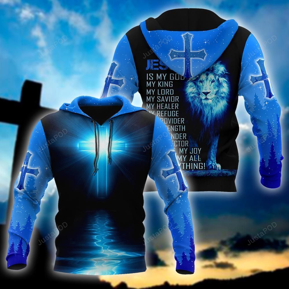 Easter Jesus Lion King 3d All Over Print Hoodie Zip-up Hoodie