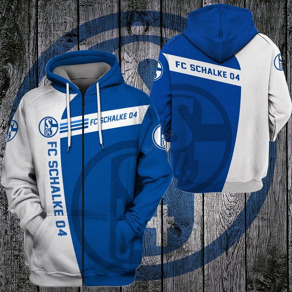 Fc Schalke 04 3d All Over Print Hoodie Zip-up Hoodie-trungten-ixi6w