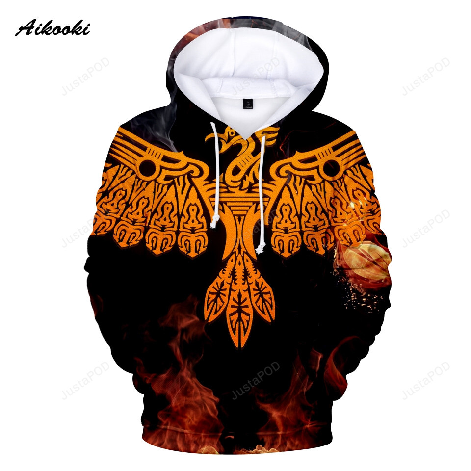 Firebird 3d All Over Print Hoodie Zip-up Hoodie