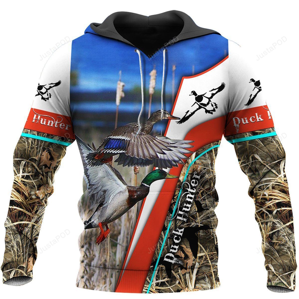 Go Duck Hunting Duck Hunter 3d Hoodie-trungten-ac9c7