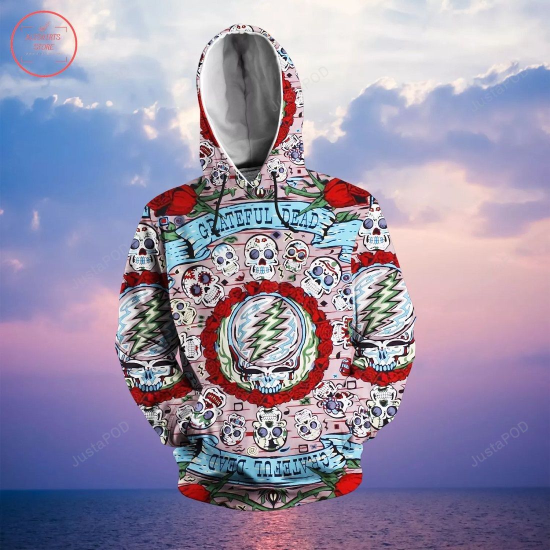 Grateful Dead Rock Band 3d All Over Print Hoodie Zip-up Hoodie