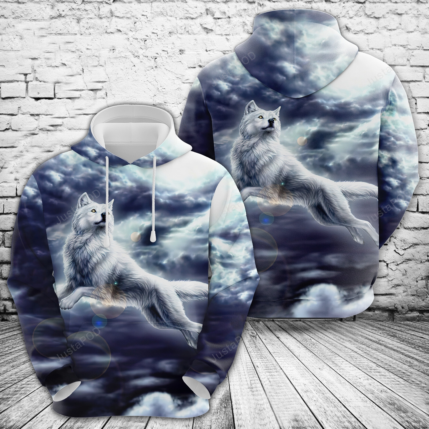 Gray Wolf 3d All Over Print Hoodie Zip-up Hoodie-trungten-gfcxo