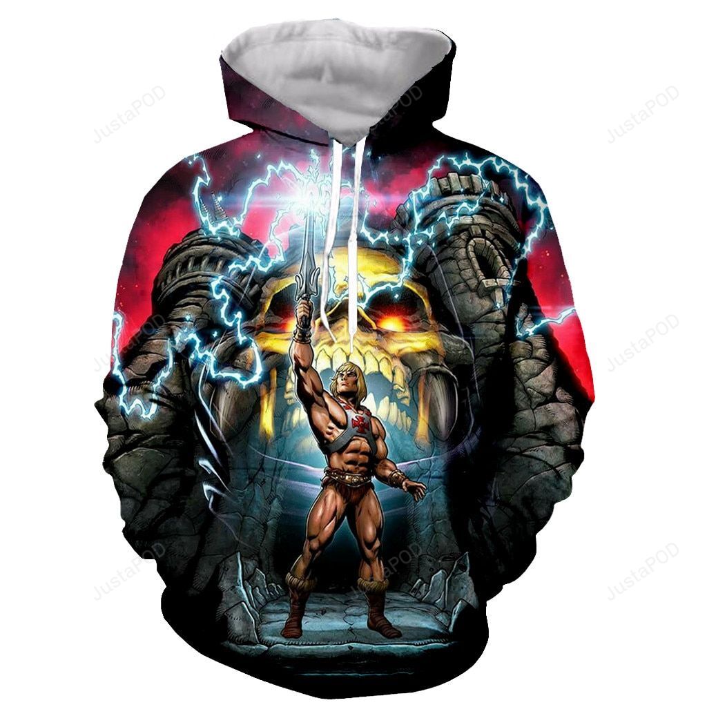 He Man The Masters Of The Universe 3d All Print Hoodie Zip- Up Hoodie