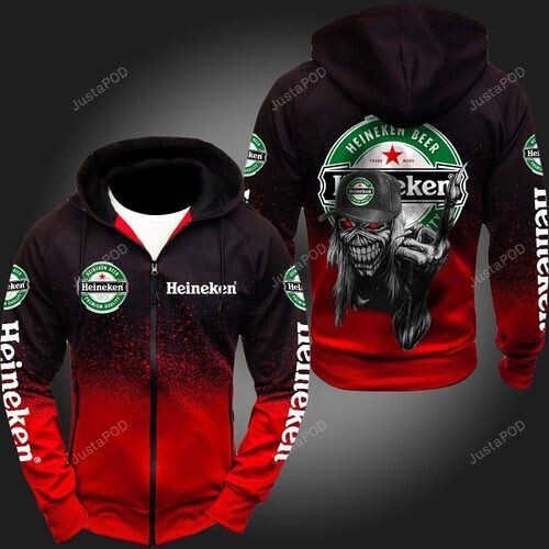 Heineken Men And Women 3d Full Printing Zip Up Hoodie-trungten-9g6mb