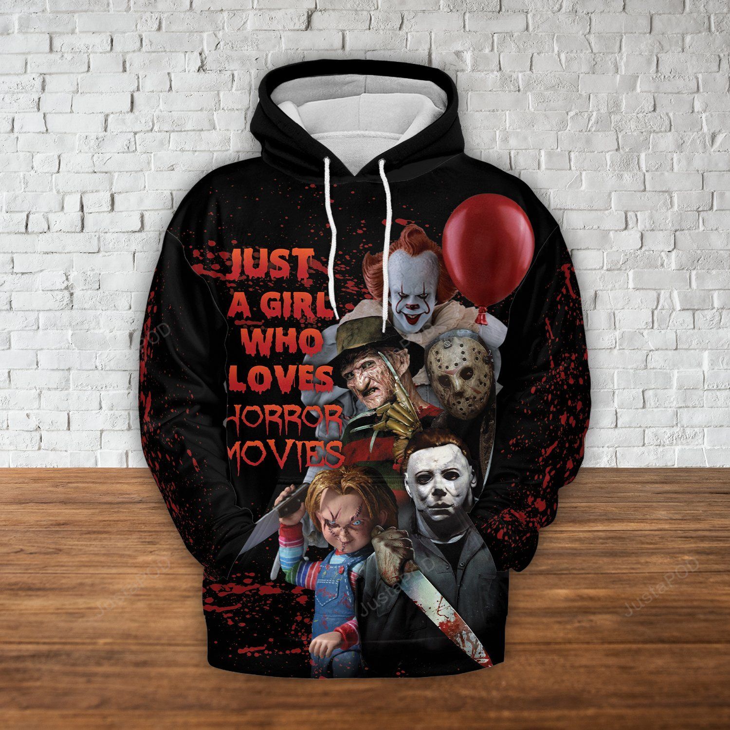 Horror Characters 3d All Over Print Hoodie Zip-up Hoodie