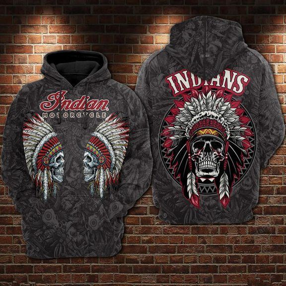 Indian Motorcycle 3d All Over Print Hoodie Zip-up Hoodie-trungten-pl5sp