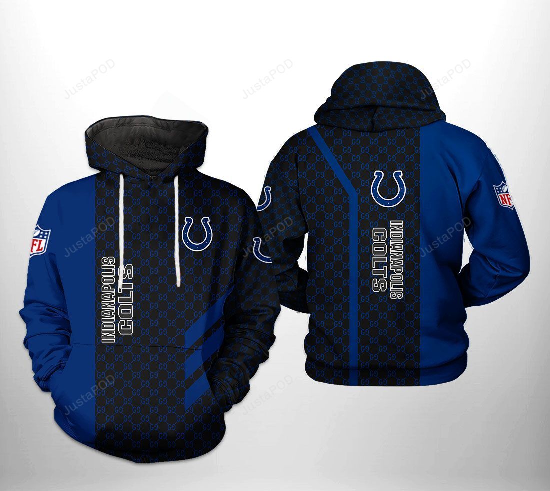 Indianapolis Colts Nfl 3d All Over Print Hoodie Zip-up Hoodie