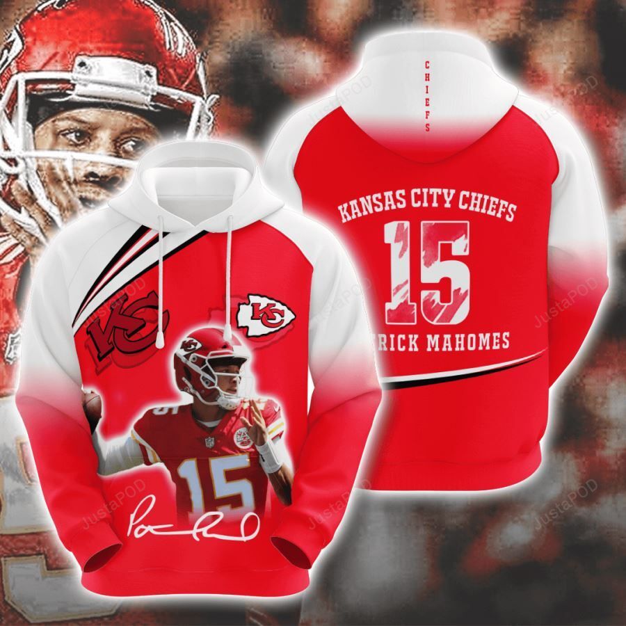 Kansas City Chiefs Patrick Mahomes 3d All Over Print Hoodie Zip-up Hoodie-trungten-v1j27