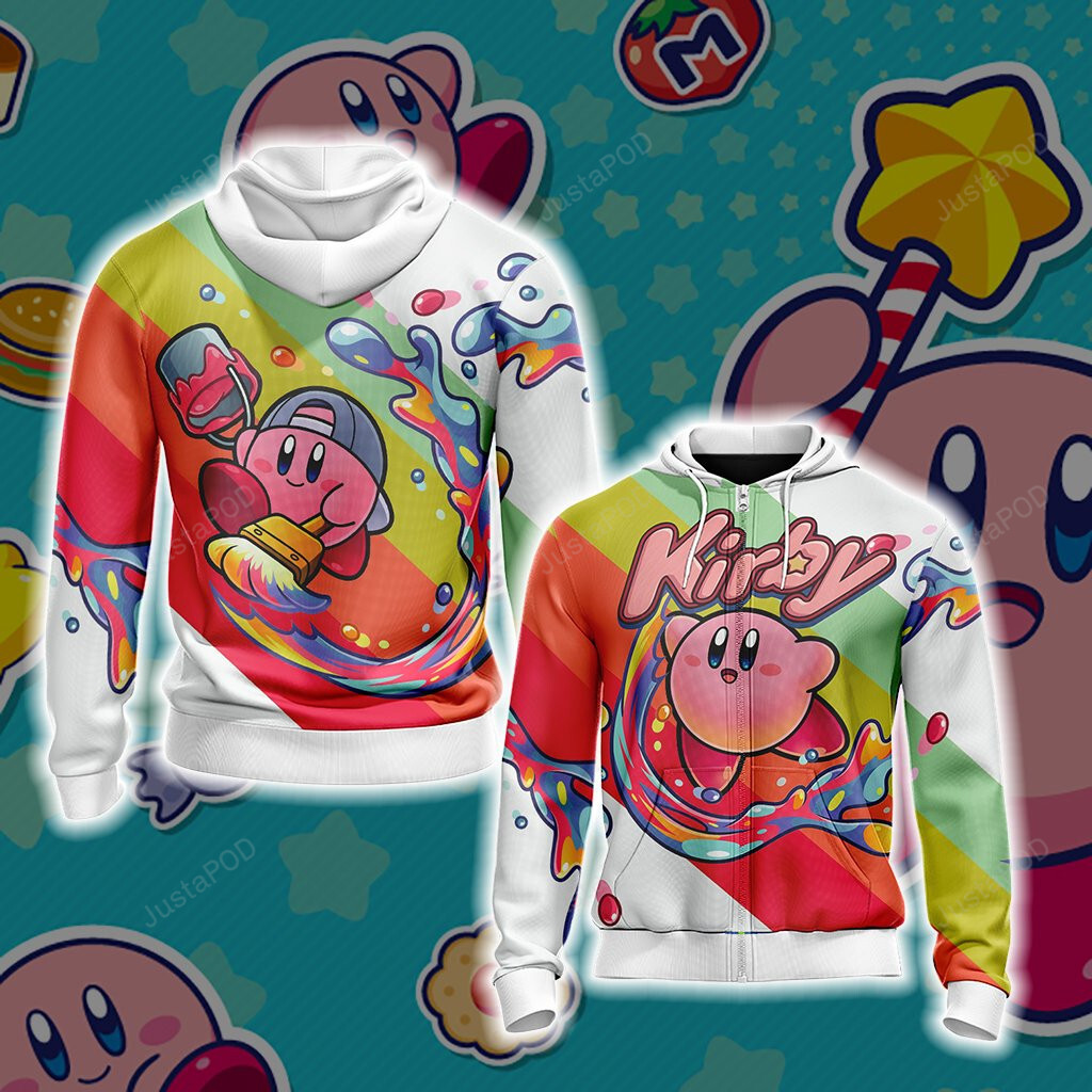 Kirby Robobot Armor 3d All Print Hoodie Zip- Up Hoodie