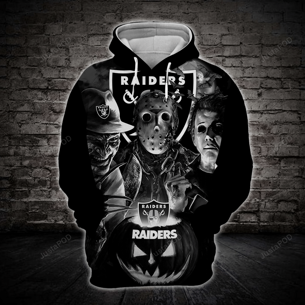 Las Vegas Raiders Halloween 3d Hoodie