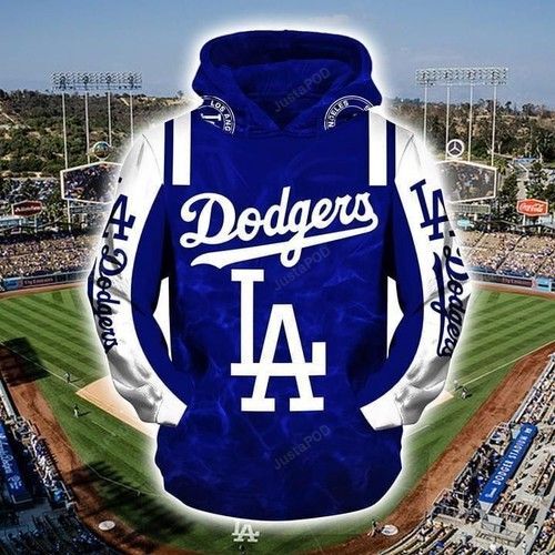 Los Angeles Dodgers Baseball Pullover And Zippered Hoodies Custom 3d Graphic Printed 3d Hoodie All Over Print Hoodie For Men For Women