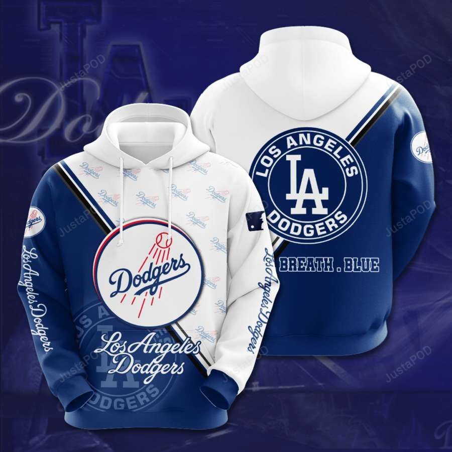 Los Angeles Dodgers Breath Blue 3d All Over Print Hoodie Zip-up Hoodie-trungten-tq9m2