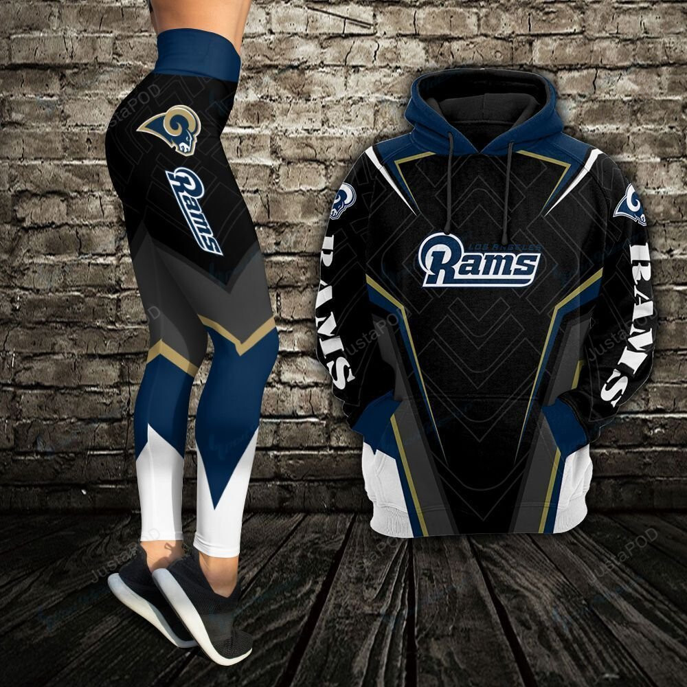 Los Angeles Rams Hoodie And Legging All Over Printed