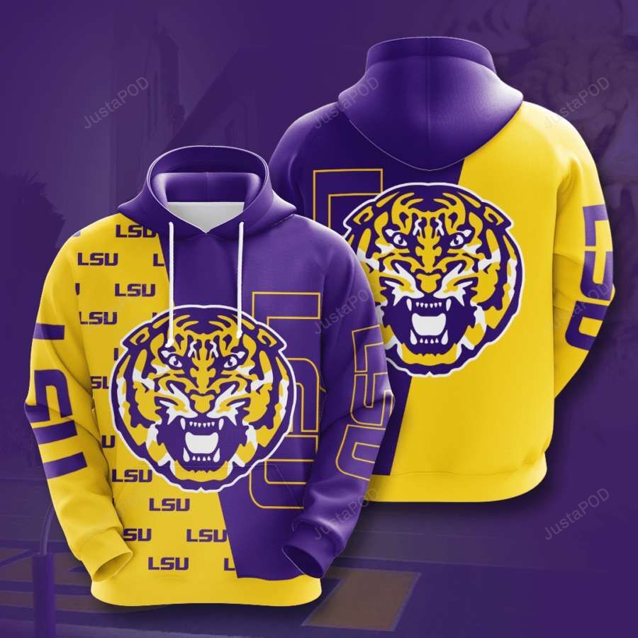 Lsu Tigers 3d All Over Print Hoodie Zip-up Hoodie-trungten-m3eqk