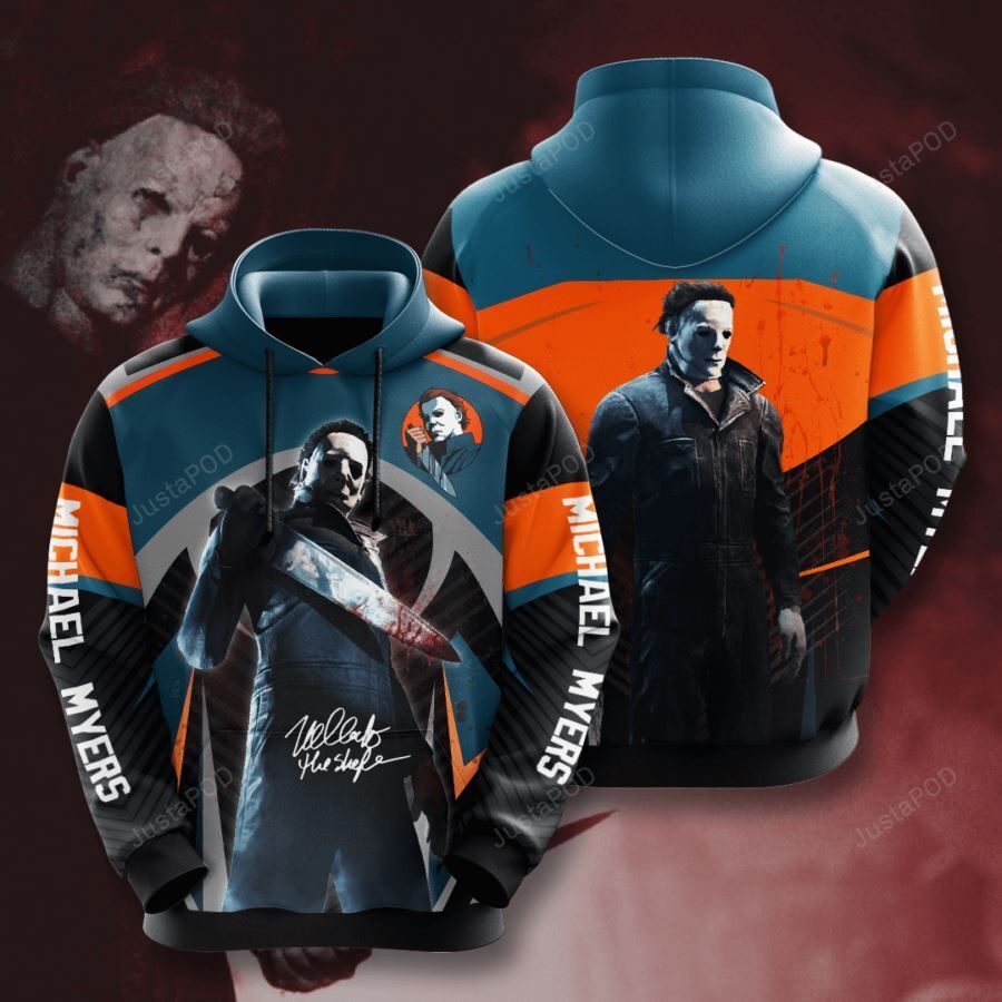 Michael Myers 3d All Over Print Hoodie Zip-up Hoodie-trungten-wb6ww