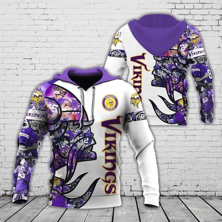 Minnesota Vikings For Vikings Fan Nfl 3d Hoodie