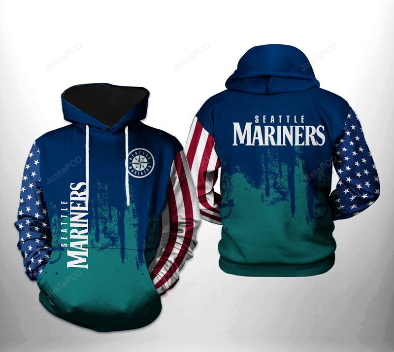 Mlb- Seattle Mariners 3d Hoodie Style 08