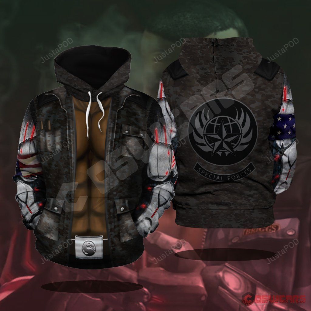 Mortal Kombat Jax Pullover 3d Hoodie For Men Women All Over 3d Printed Hoodie