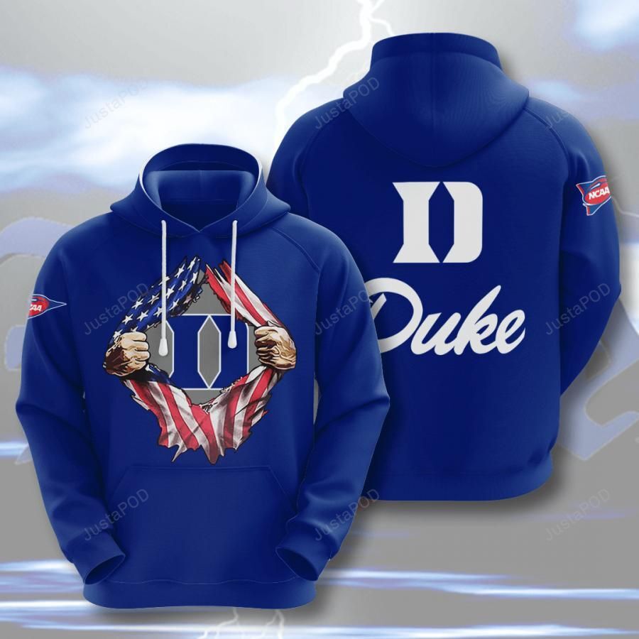 Ncaa- Duke Blue Devils 3d Hoodie Style 02