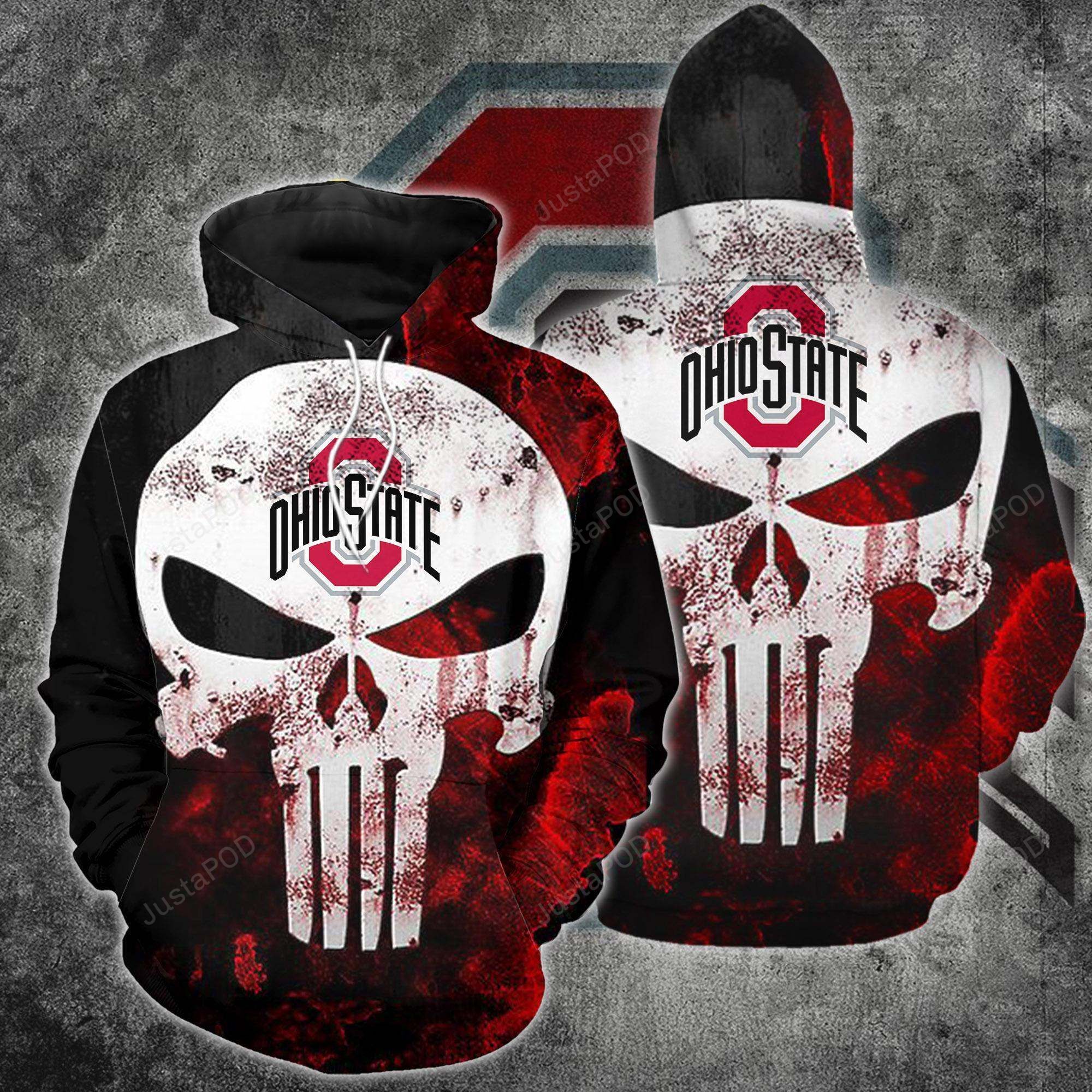 Ncaa- Ohio State Buckeyes 3d Hoodie Style 14