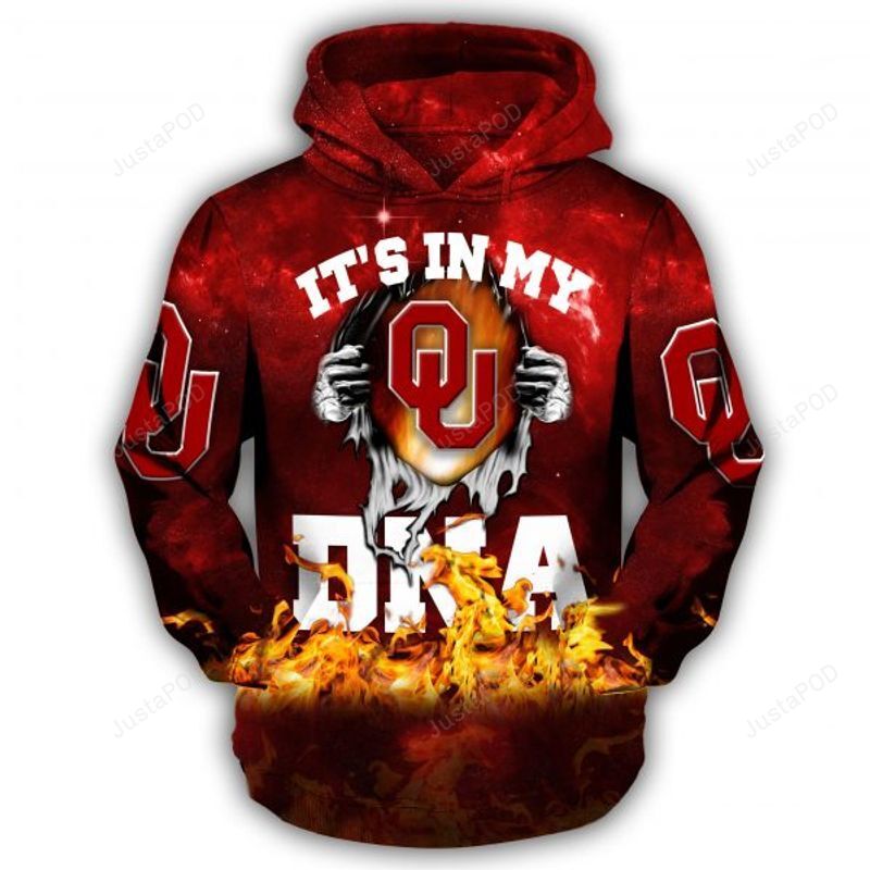 Ncaa- Oklahoma Sooners 3d Hoodie Style 06