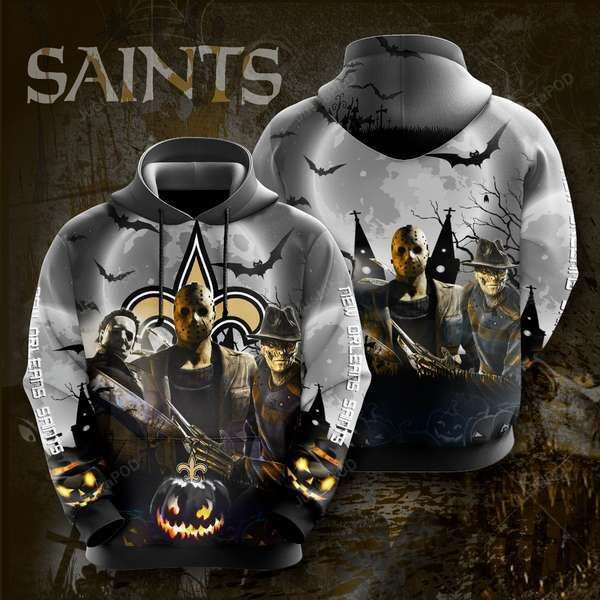 New Orleans Saints 3d All Over Print Hoodie Zip-up Hoodie-trungten-2e1kl