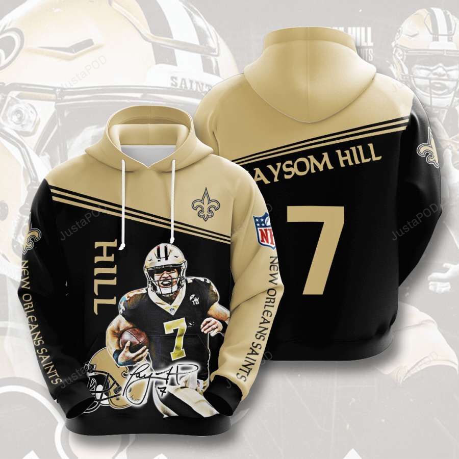 New Orleans Saints 3d All Over Print Hoodie Zip-up Hoodie-trungten-3t72m