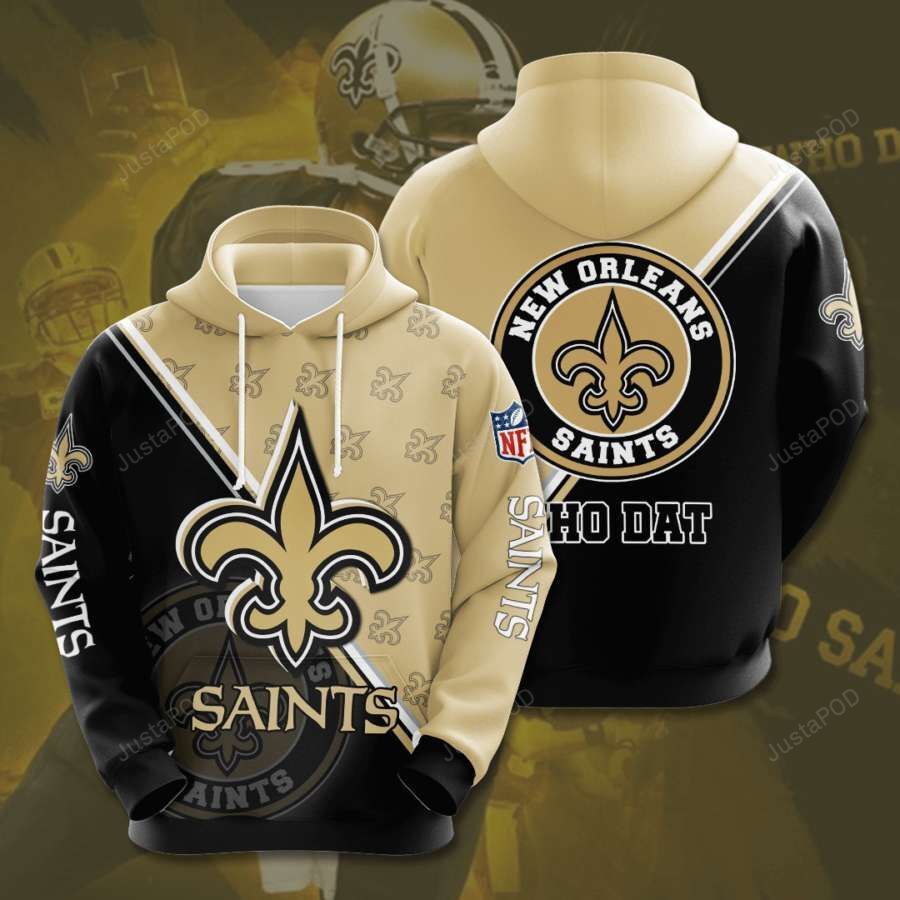 New Orleans Saints 3d All Over Print Hoodie Zip-up Hoodie-trungten-bbwqn