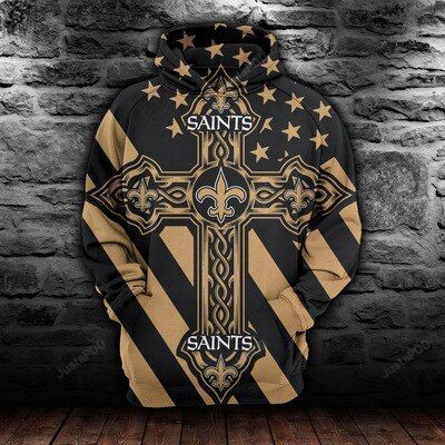 New Orleans Saints 3d All Over Print Hoodie Zip-up Hoodie-trungten-lzuos