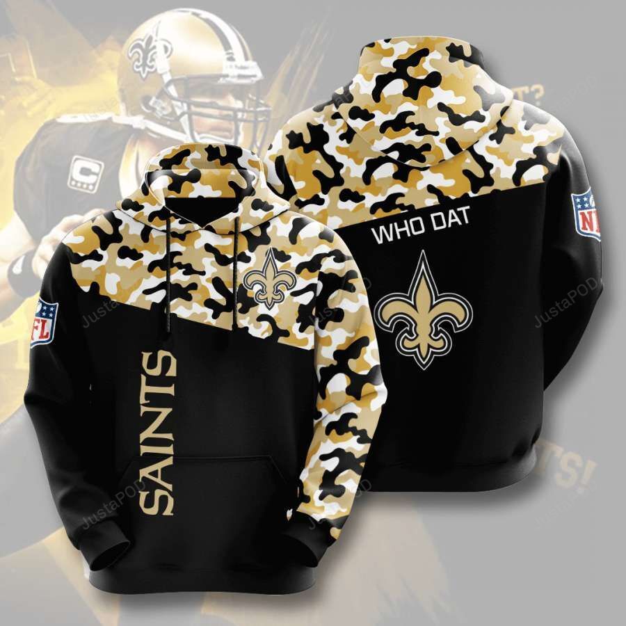 New Orleans Saints 3d All Over Print Hoodie Zip-up Hoodie-trungten-m52s3