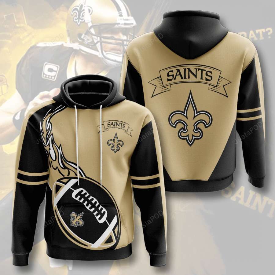 New Orleans Saints 3d All Over Print Hoodie Zip-up Hoodie-trungten-v6486